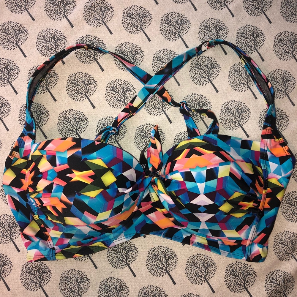 Torrid Geometric Bikini Top